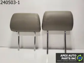 206.au1m03 Audi Oem 2005 A4 2l Front Left And Right Headrest Black Leather