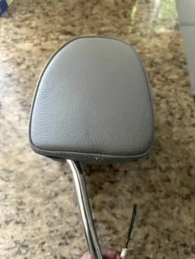 52107246718 Bmw E90 Active Headrest 09-11 328i 335i Front Left Gray Leather Oem #3