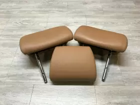 52207254647 Bmw 2010 - 2015 740 750 Rear Seat Leather Headrest Left Right And Center Brown F01 #2