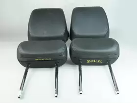 61319218380 Bmw 6694743 2013 - 2016 3 Series F30 Headrest Seat Leather Rear Front Set Of 4 Oem #3