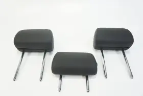 N55b30 Bmw F10 2011-2016 528i 535i 550i Rear Back Row Seat Headrest Leather Black Set Of 3 #2