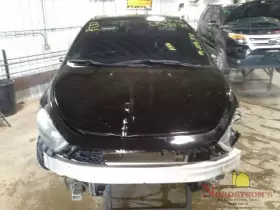 206.ch2d14 Dodge 2014 Dart Driver Front Headrest Only Black Cloth #2