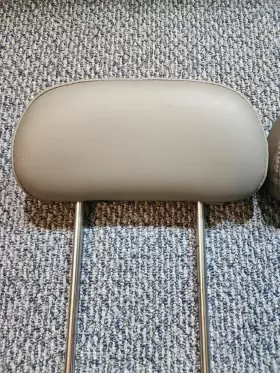 3822-s-ahap Dodge 06-08 Ram Quad Cab Gray Vinyl Rear Backseat Headrest Head Rest Pair 2x Oem #2
