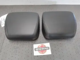 206.gm8c07 Gm 07-14 Suv Pair Lh Rh Front Seat Headrest Head Rest Black Leather Oem 10892733 #2