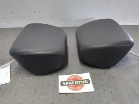 206.gm8c07 Gm 07-14 Suv Pair Lh Rh Front Seat Headrest Head Rest Black Leather Oem 10892733 #3