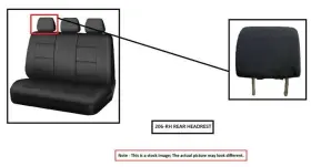 Gmc Truck 25928801 Rh Blk 2nd Row Headrest Oem 2008 Yukonxl15