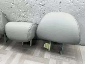 202-59693a Honda 13-17 Accord Sedan Rear Back Seat Head Rests Headrests Gray Leather Oem #2