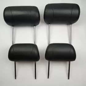 206.ja1j03 Jaguar Set Of Front And Rear 4x Headrests Oem 2003 X Type Gray / Black #2