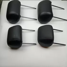 206.ja1j03 Jaguar Set Of Front And Rear 4x Headrests Oem 2003 X Type Gray / Black #3