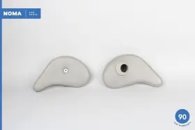 Bcc3035 Jaguar 84-95 Xjs 5.3l Front Left Side Seat Cover Set Of 2 Ldy Gray Oem