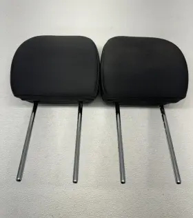 206.ki1f17 Kia 2015 - 2018 Forte Front Rh Right Lh Left Pair Headrest Black Cloth Oem