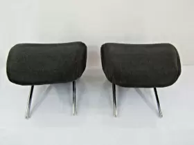 Hrzn-20393 Kia 2011-2013 Forte Koup Oem Rear Headrests Set Black Cloth With Red
