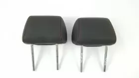 206.mz1k08 Mazda Pair Front Headrest Assembly Red Stitch Oem 2008 Speed 3 #2