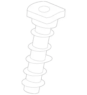 Mercedes-benz 177-970-64-00-66-9051 Genuine Mercedes-benz Headrest Guide