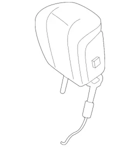 Mercedes-benz 223-970-44-07-9e38 Genuine Mercedes-benz Head Restraint