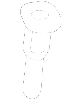 Mercedes-benz 246-970-02-41-7h52 Genuine Mercedes-benz Headrest Guide