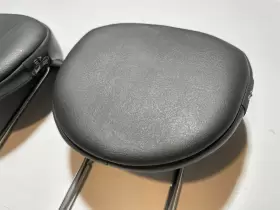 52202755940 Mini 2007-2013 Cooper Rear Seat Headrests Oem Black Leather Pair Left Right Back #3