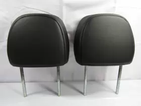 6971a039xa Mitsubishi 2007-2013 Outlander Front Seat Headrest Head Rest Set Leather Oem #2