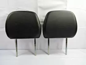 6971a039xa Mitsubishi 2007-2013 Outlander Front Seat Headrest Head Rest Set Leather Oem