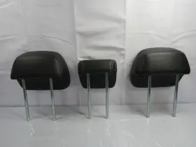 6971a074xa Mitsubishi 2007-2013 Outlander Rear Seat Head Rest Black Leather Set Oem #2
