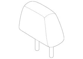 Nissan 86430-5mp1b Genuine Headrest Outer