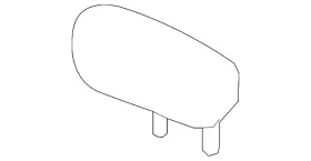 Nissan 86430-6fu0b Genuine Headrest Outer