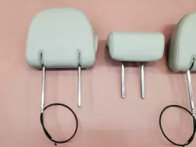 Toyota 11 12 13 14 15 18 17 16 2011-2018 Sienna 3rd Row Headrest Gray Set Left Right Center Leather Oem #2