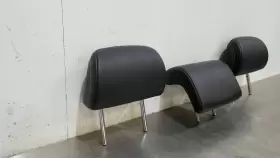 206.to1518 Toyota 18 2018 4 Runner Second Row Rear Seat Headrest Set Pair Black Leather #3