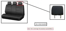 Toyota 7194007130a4 Lh Tan Lea Rr Headrest Oem 2013 Avalon