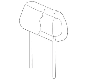 Volkswagen 5nn-881-903-e-hyb Genuine Headrest