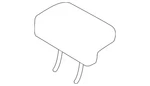 Genuine Subaru Headrest Center 64261AN05AVI. Fixed Price $92.84.