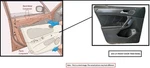 Left Blk Front Door Trim Panel Oem 2012 Minicoope. Fixed Price $125.00.