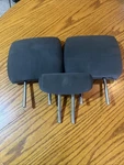 2011-2018 Dodge Ram 1500 2500 Rear Back Seat Rests Gray Cloth Set. Fixed Price $99.99.