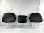 2007-2010 Mitsubishi Outlander Second Row Headrest Set Black Leather Oem. Fixed Price $54.99.