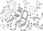 Genuine Nissan Headrest 86400-6TA4A. Fixed Price $201.81.