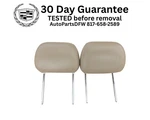 2004-2009 Cadillac Srx Front Driver And Passenger Seat Headrest Leather Tan Set. Fixed Price $49.49.