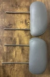 06-08 Dodge Ram Quad Cab Gray Leather Rear Backseat Pair Oem. Fixed Price $74.00.