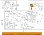 Gm Oem 13-19 Xts Seats Tracks Rear Components-headrest Cover 22890135. Fixed Price $103.71.