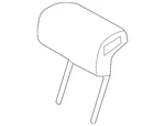 Genuine Audi Headrest 8R0-885-973-M-38M. Fixed Price $446.93.