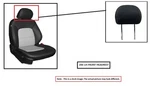 Lh Gry Frt Headrest Oem 2021 Honda Insight. Fixed Price $75.00.