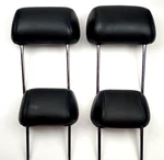 Set Of Front & Rear 4X Headrests Oem 2003 Jaguar Type Gray / Black. Fixed Price $126.88.