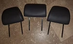 2009-2017 Vw Volkswagen Tiguan Rear Folding Head Rest Leather Black Set Of 3. Fixed Price $106.61.