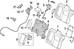 Genuine Nissan Headrest Center 86460-7BF0B. Fixed Price $167.57.