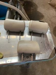 1998-2000 Lexus LS400 Rear Set 3 Seat Headrest Color Tan Trim Oem. Fixed Price $90.00.
