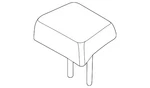 Genuine Nissan Headrest Center 86460-7BF0B. Fixed Price $170.31.