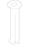 Genuine Volkswagen Headrest Guide 1J0-886-920-B-U71. Fixed Price $16.05.