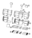 Genuine Mopar Rear Headrest 6AA68TX7AC. Fixed Price $159.83.