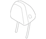 Genuine Bmw Headrest 52-10-8-088-738. Fixed Price $377.68.