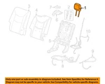 Gm Oem 18-23 Traverse Seats Tracks Rear Components-headrest 84334505. Fixed Price $176.09.