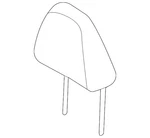 Genuine Nissan Headrest 86400-6TA4A. Fixed Price $195.20.